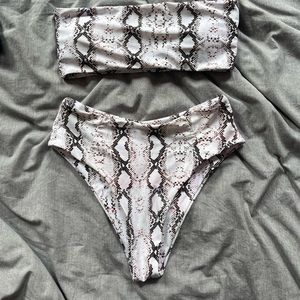 Bandeau Bikini Set